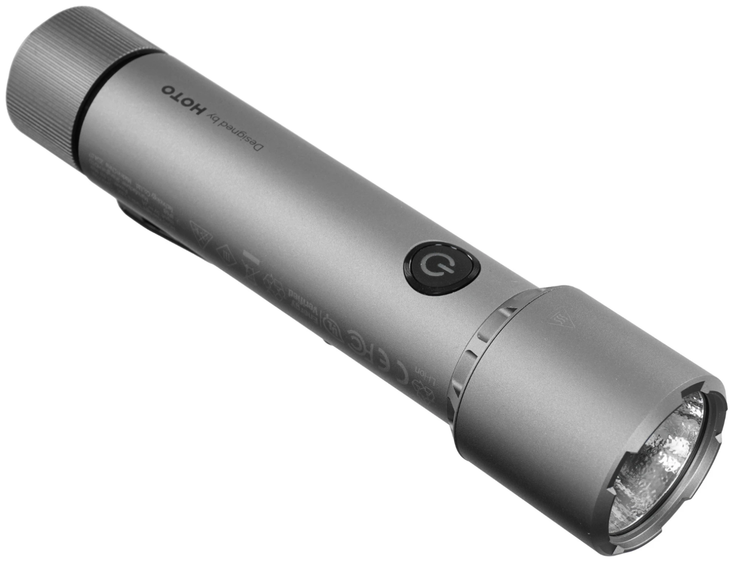 Ручной фонарь HOTO Flashlight Tactics 2300 серебристый HOE0010GL